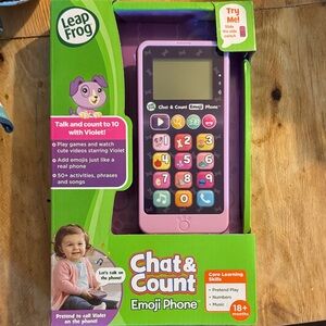 Chat & Count Emoji Phone - Purple